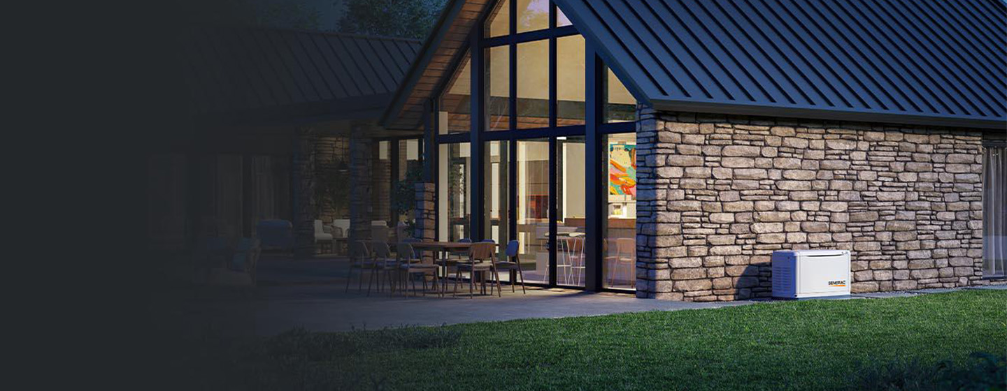 Home with a Generac standby generator